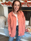 Coral Denim Shacket