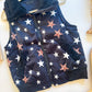 Lone Star Sherpa Puffer Vest front