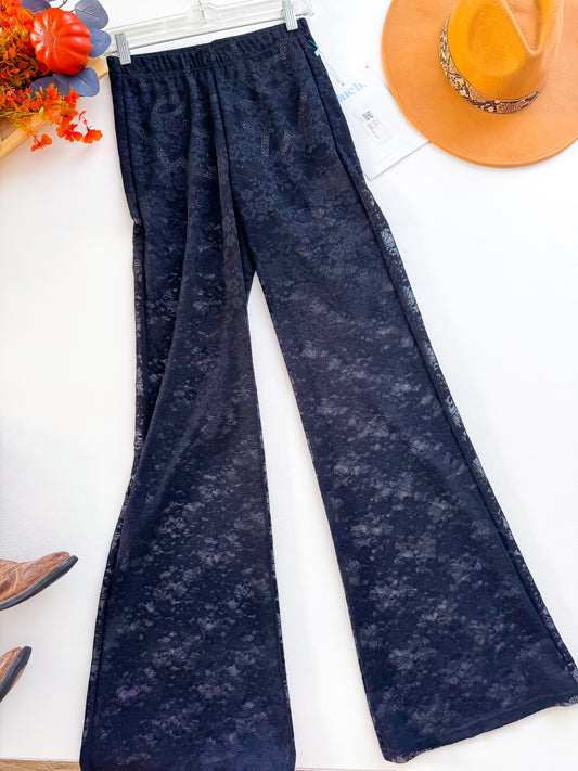 Black Lace Pants Sample