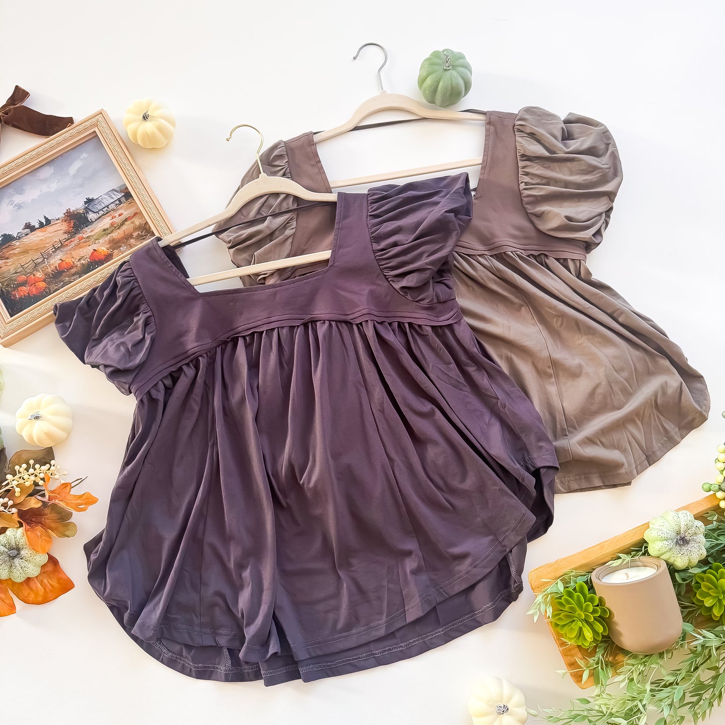 Maple Street Stroll Babydoll Top