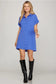 Drop Shoulder Button-Up Shirt Dress