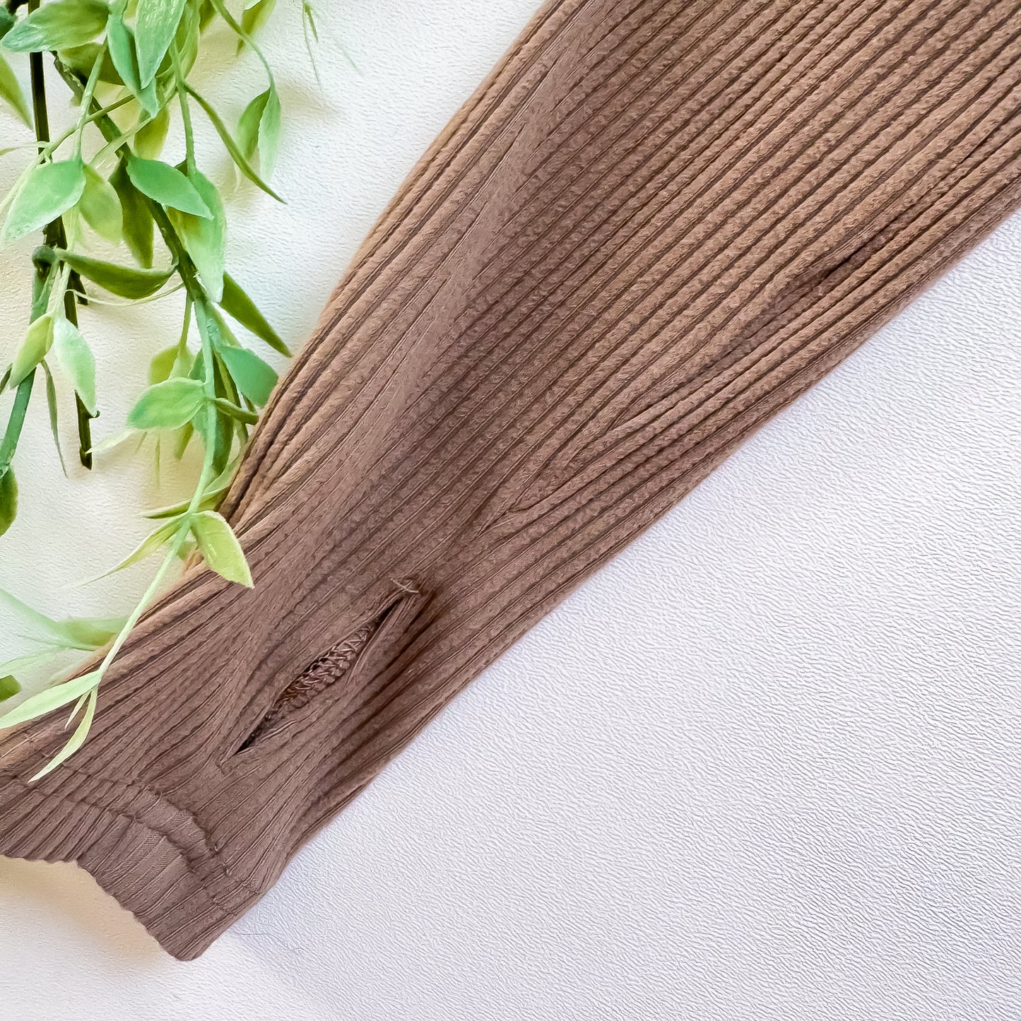 Ribbed Neutral Turtleneck Essential