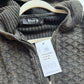 Mineral Wash Knit Zip Hoodie