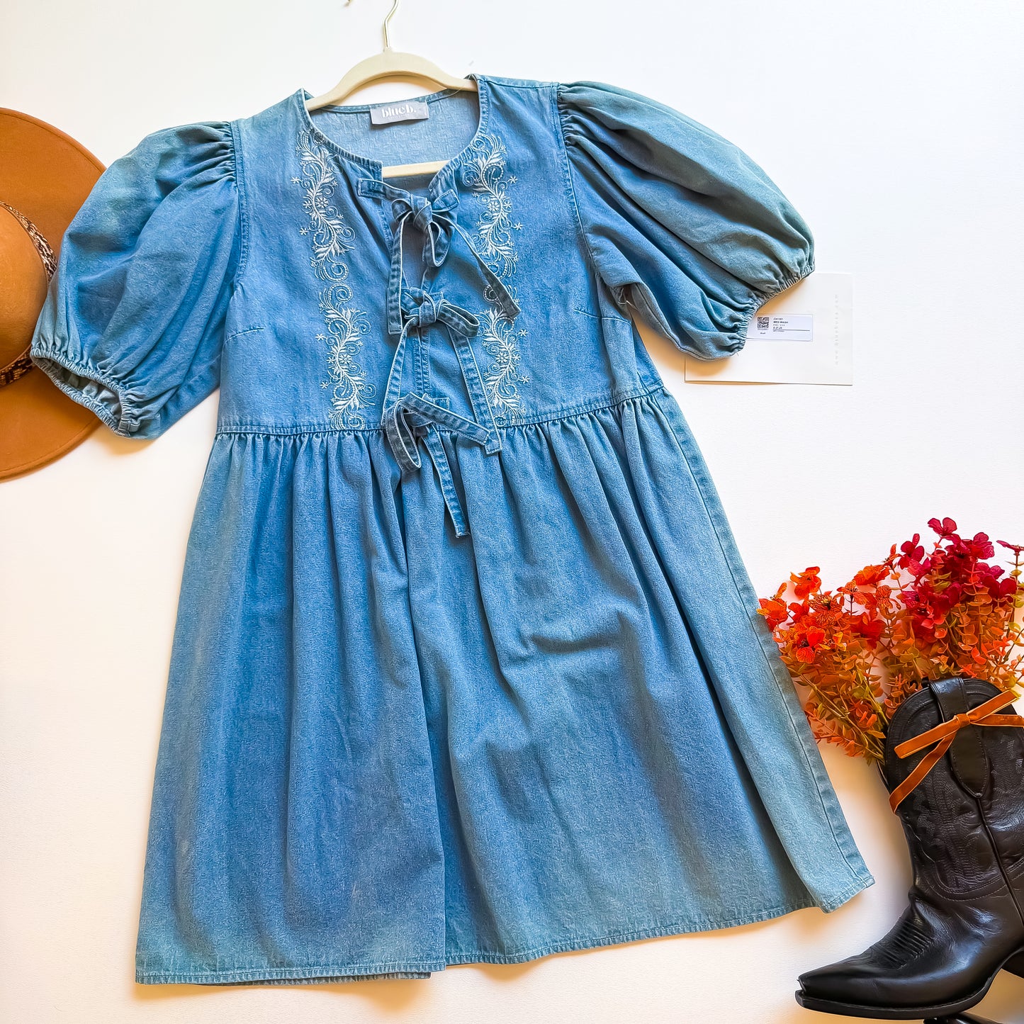 Blue Denim Dress - Final Sale