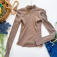 Ribbed Neutral Turtleneck Essential