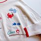 White Beach Embroidered Sweater