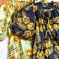 Black & Gold Floral Elegant Dresses