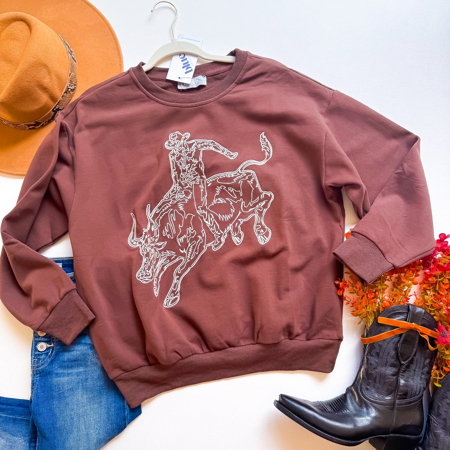Embroidered Comfort Sweatshirt