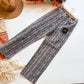 Vintage Black Python Print Denim | Just Black Denim