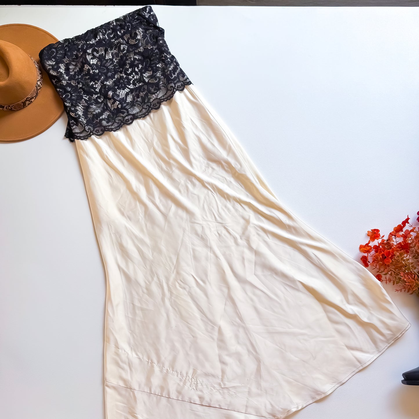 Black & Cream Pattern Dress - Final Sale