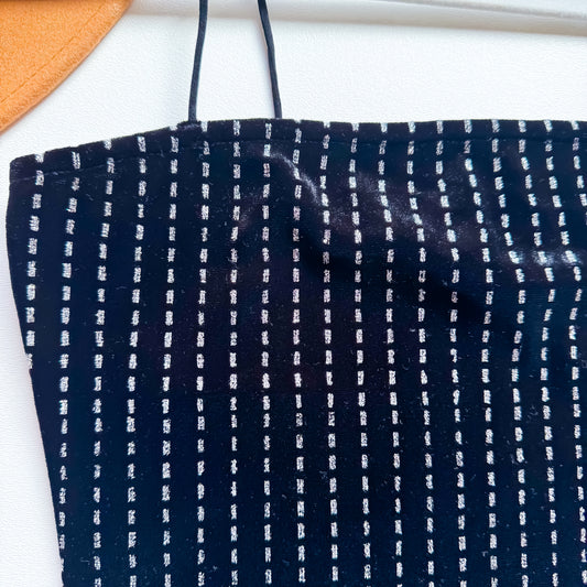 Black Velvet Mini Dress