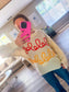 Gobble Gobble Script Embroidered Cream Sweater