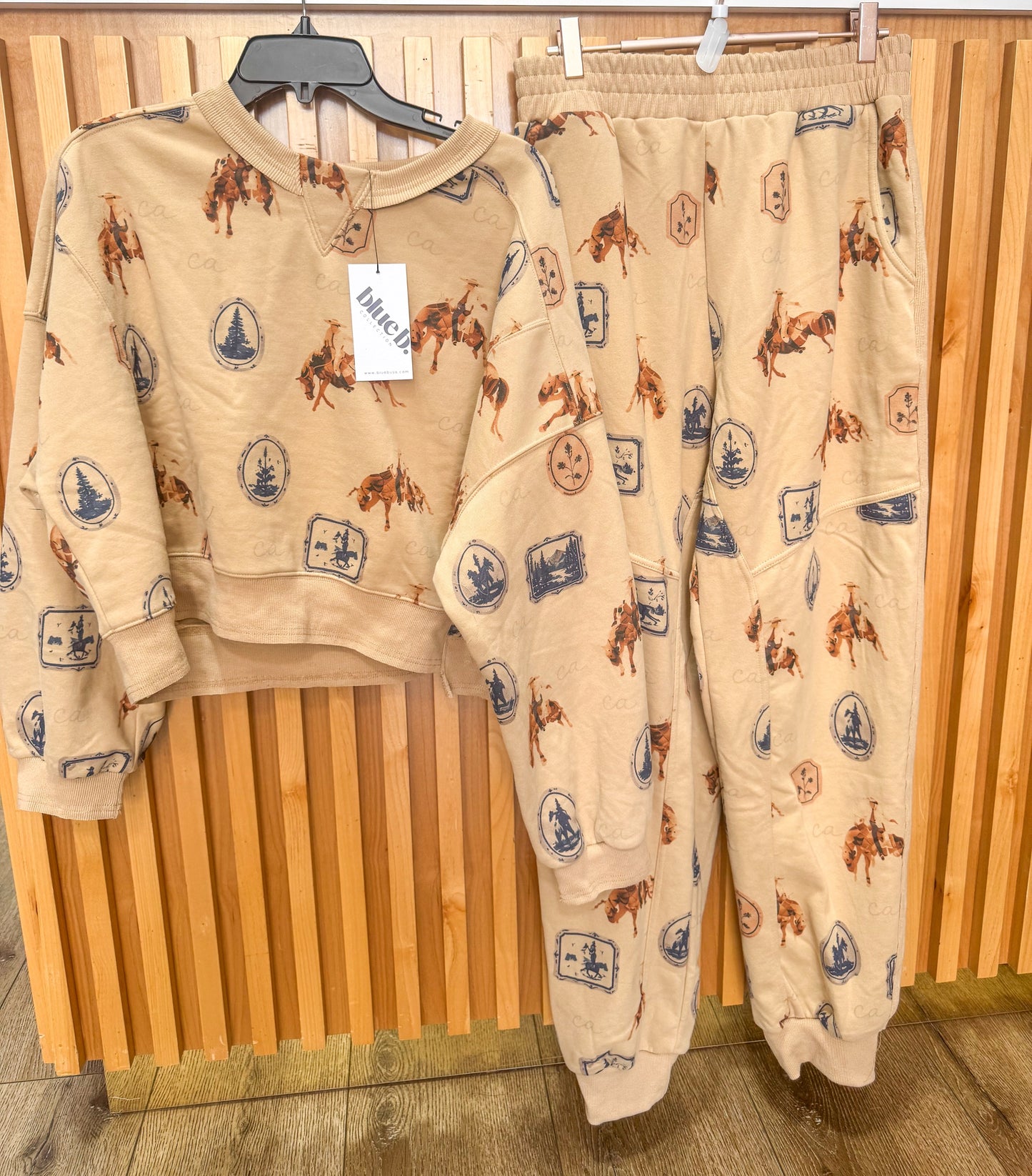 Rodeo Season Cozy Set hanging