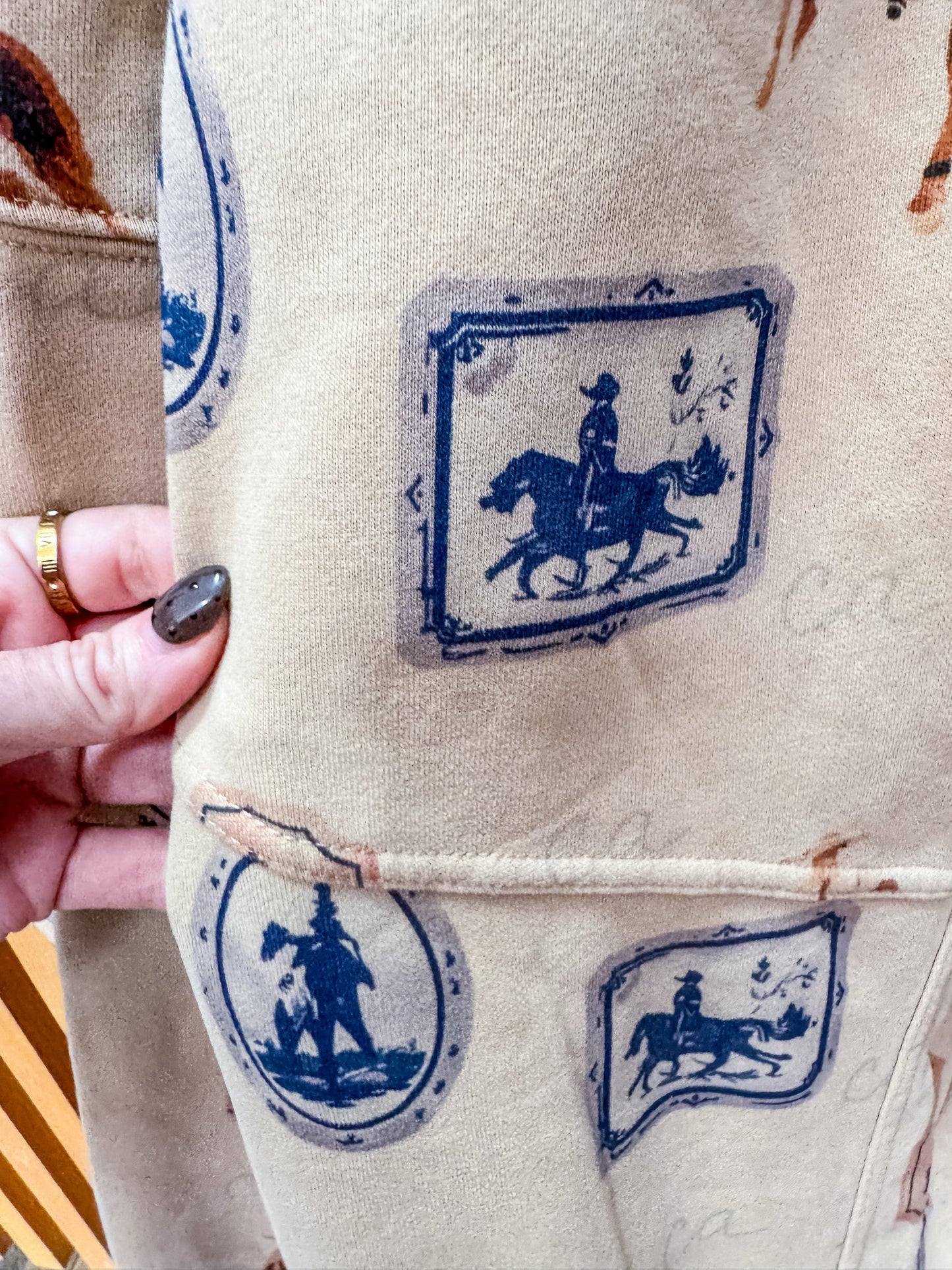 Stamp print detail