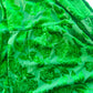 Burnout velvet rose print close-up