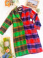 Plaid-ly Obsessed Colorblock Coat flat lay