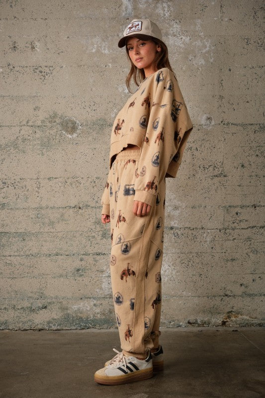 Rodeo Season Cozy Set side view