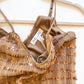 Bronze sequin cami neckline detail