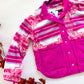 Pink Canyon Aztec Fleece Snap Jacket