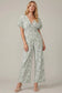 Drop Shoulder Woven Printed Jumpsuit