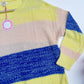 Lemon Sorbet Color Block Lightweight Sweater close-up