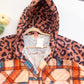 Wild Plaid Hooded Windbreaker Jacket
