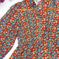 Wildflower Marigold Button-Up Mini Dress