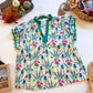 Wildflower Meadow Ruffle Neck Top