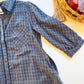 Bluegrass Plaid Shirt Dress sleeve and pocket