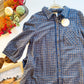 Bluegrass Plaid Shirt Dress piped placket