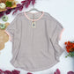 Maple Latte Stripe Top by Easel