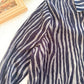 Night Safari Textured Zebra Button-Up